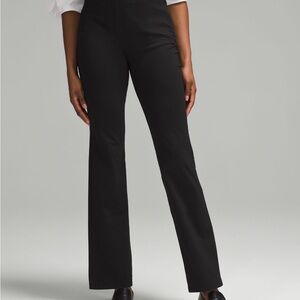 Lululemon Athletica Black Smooth Fit Pull On High Rise Pant Size 12